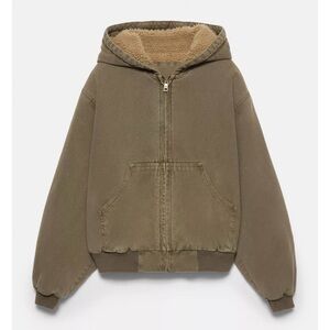 Pull&Bear Khaki Bomber Jacket